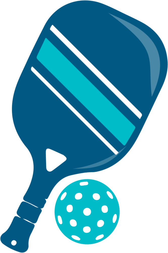 Clipart image of pickleball racquet