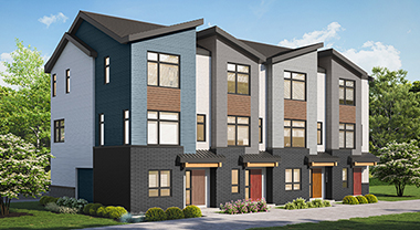 Mountain Pacific Homes Celebration Townhomes rendering