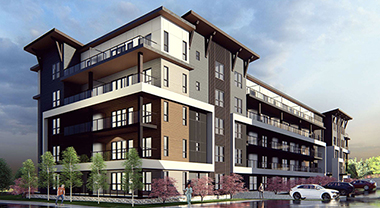 Logel Homes Waterside Condos rendering