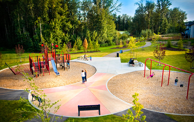 Playground in Mahogany