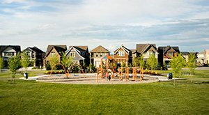 A neighbourhood playground in Mahogany