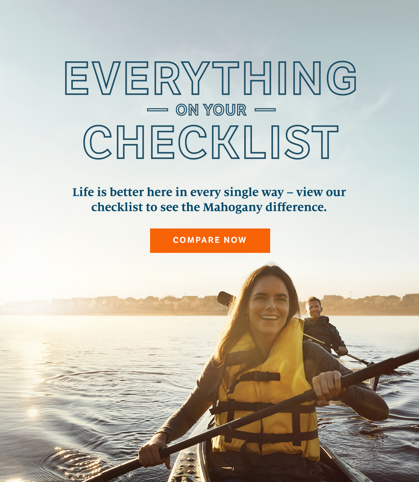 Kayaking on Mahogany Lake